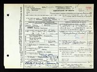 Buchanan, Sarah (Death Cert.)